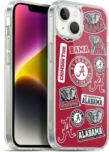 Miniatura 342 de Head Case Designs Funda de gel suave con licencia oficial de la Universidad de Alabama UA Collage compatible con Apple iPhone 13 Pro Max