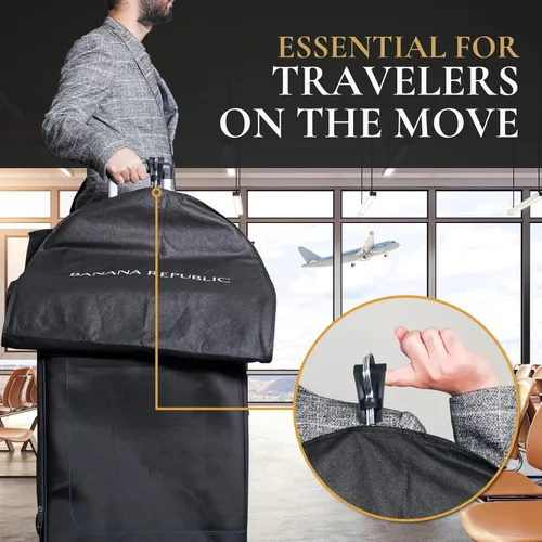 Miniatura 3 de Organizador de perchas y solución de comodidad (paquete de 4) Agarre ergonómico para colgar ropa y compañero de viaje. Acomoda hasta 3-4 perchas