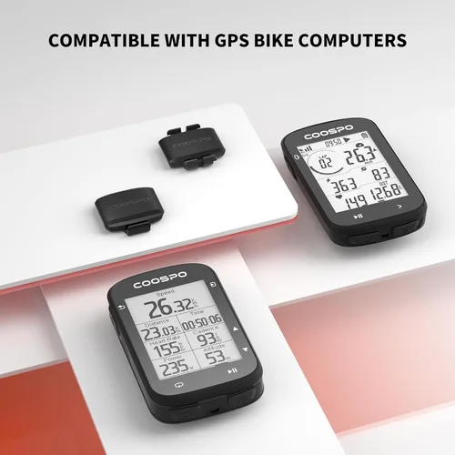 Miniatura 6 de COOSPO Speed/Cadence Sensor BK9 for Indoor/Outdoor Cycling, Bluetooth 5.0 ANT+ Wireless Cycling RPM Cadence Speed Sensor BK9 Set Cadence Speed