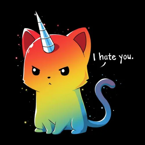 Miniatura 2 de TeeTurtle Camiseta estándar Magical Kittencorn