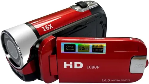 Miniatura 11 de Andoer Cámara de vídeo digital portátil de alta definición 1080P DV 16 MP con pantalla LCD de 2.7 pulgadas, zoom digital de 16x y batería incorporada