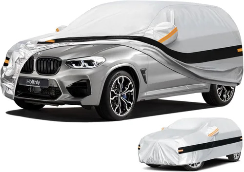 Miniatura 18 de Funda para Automóvil de 10 Capas Impermeable para Todo Clima para Coupé Hatchback, 100% Impermeable Fundas para Automóvil de Exterior Ajuste