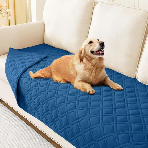 Miniatura 180 de hyha Manta impermeable para perros, manta reversible para cama de mascotas, funda suave para sofá/sillón lavable para perros, fundas impermeables