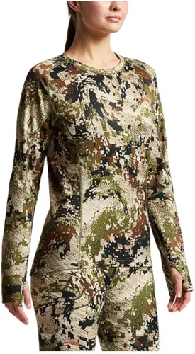 Miniatura 3 de SITKA Gear Camiseta de manga larga de camuflaje de peso medio para mujer