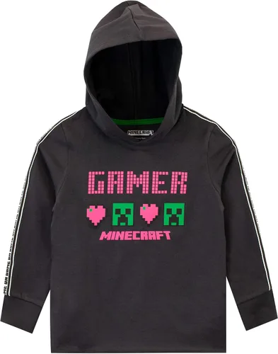 Miniatura 2 de Minecraft Creeper - Sudadera con capucha para niña