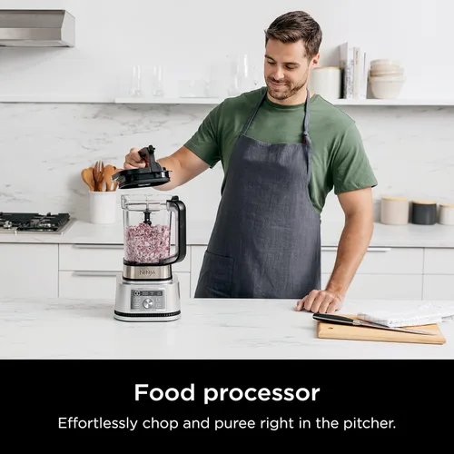 Miniatura 6 de Ninja Foodi SS201 Potente licuadora y procesador. Licuadora de triturado 3 en 1, mezclador de masa y procesador de alimentos 1400 WP, smartTORQUE, 6