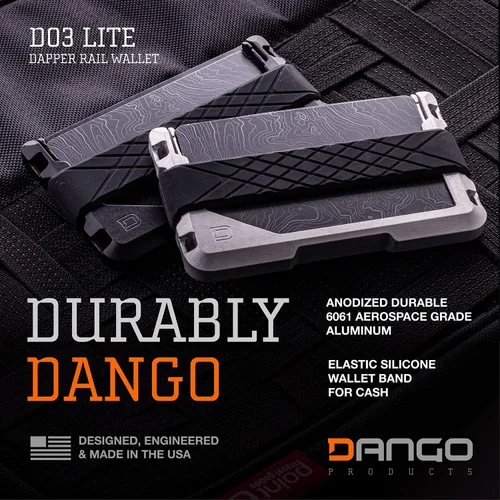 Miniatura 5 de Dango - Cartera minimalista delgada para hombre, bloqueo RFID, plegable