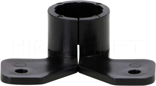 Miniatura 7 de Highcraft PXBUTT001-10 PEX Abrazadera de suspensión de 1 pulgada, estilo mariposa, plástico duro (paquete de 10), 1 pulgada, gris
