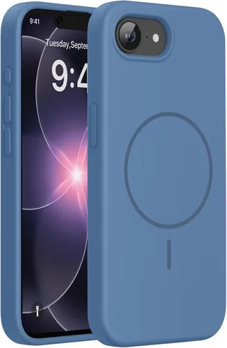 Miniatura 200 de Miracase Funda diseñada para iPhone 13, con protector de pantalla de vidrio templado, forro de microfibra suave antiarañazos, funda de goma