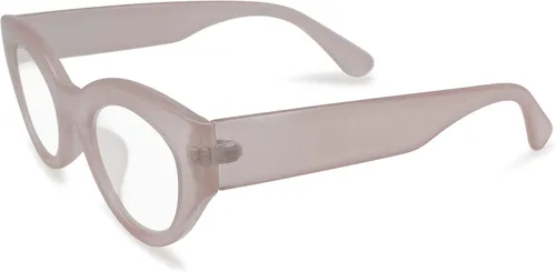 Miniatura 6 de Lentes de lectura rosados con diseño de ojo de gato para mujer con fabricación resistente, anteojos gruesos y duraderos, lectores Cateye para mujer