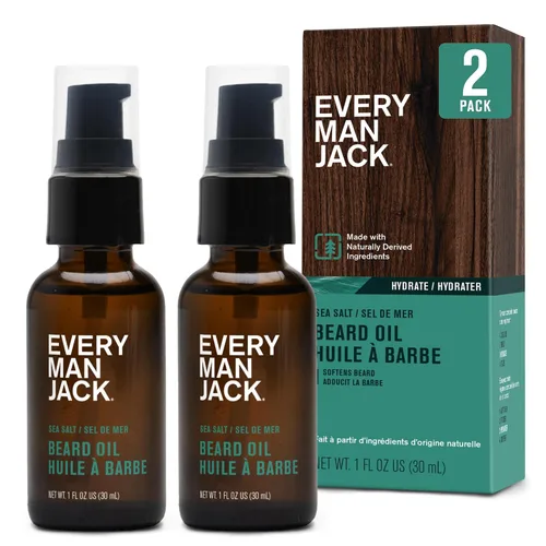 Miniatura 12 de Every Man Jack Aceite para barba para hombre, fragancia de bourbon envejecido, hidrata y suaviza profundamente tu barba y añade un brillo natural