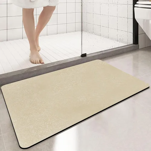 Miniatura 13 de Tierra de Diatomeas Tapete de Baño Alfombras de Baño Súper Absorbente Secado Rápido Antideslizante Tapete de Baño Delgado Tapetes de Piso de Baño