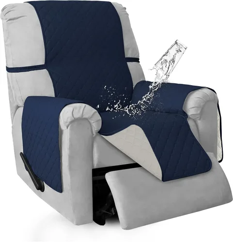 Miniatura 9 de ISSUNTEX Fundas de sofá de dos plazas con doble protección 100% impermeables para sala de estar, fundas para sofá de 2 cojines, protector de muebles
