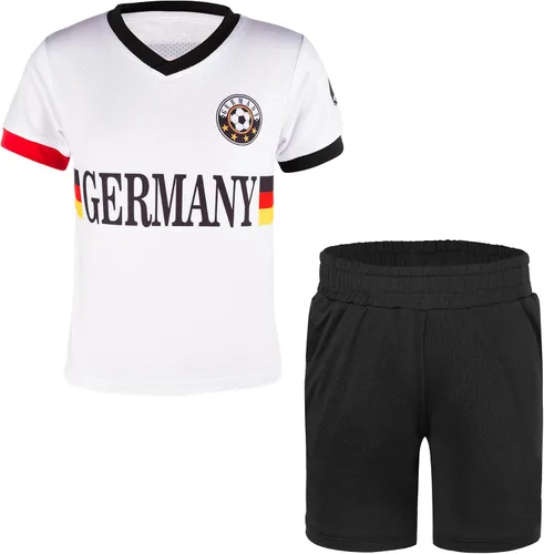 Miniatura 48 de Cnins Camisetas de entrenamiento de fútbol para niños de 2 a 14 años, trajes de práctica para niños y niñas con colores del equipo nacional