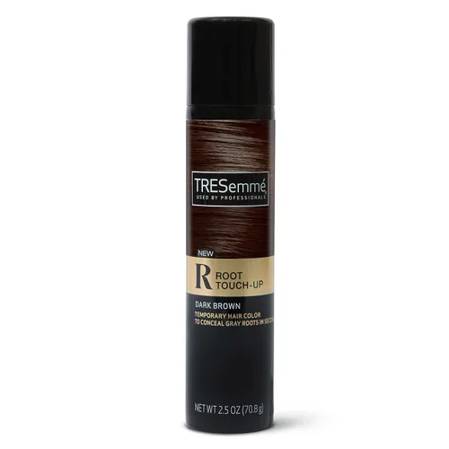 Miniatura 5 de TRESemmé Spray para retoque de raíces, color marrón claro y marrón oscuro, para cubrir las raíces temporales, sin amoníaco ni peróxido, 2.5 onzas