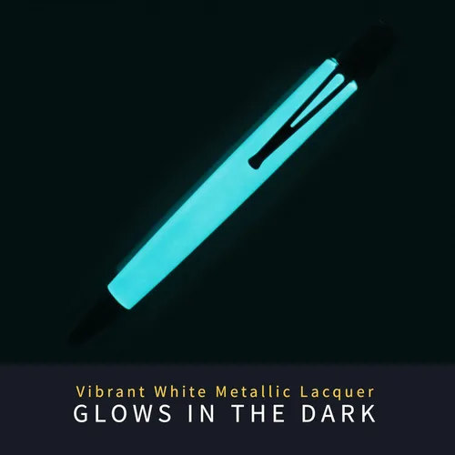 Miniatura 6 de Retro 51 Tornado Classic Lacquer Glow In The Dark White Bolígrafo Rollerball