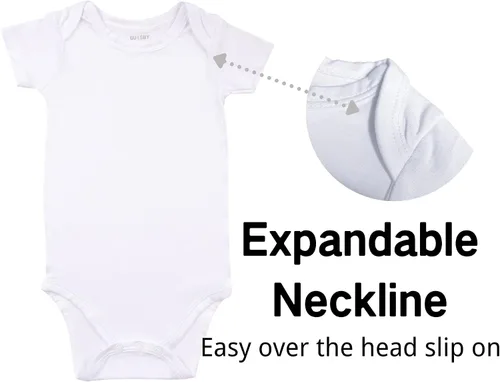 Miniatura 22 de GUISBY Body de manga corta para bebé, rayón de verano, recién nacido, niños y niñas, 0-24 meses