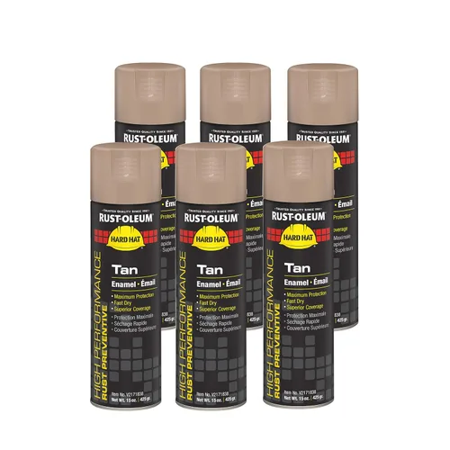 Miniatura 25 de Rust-Oleum V2196838 - Pintura en aerosol de esmalte preventivo de óxido V2100 de alto rendimiento, contenedor de 20 onzas líquidas, relleno de 15