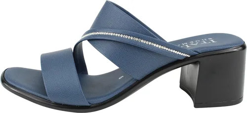 Miniatura 2 de ITALIAN Shoemakers Coletty - Sandalias cómodas de tacón bajo para mujer, puntera abierta, soporte para el arco