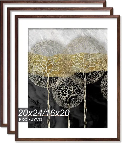 Miniatura 167 de Fxojyvo Marco de Fotos de 4x6, Muestra Foto de 3.5x5 con Paspartú o 4 x 6 Sin Paspartú, Liviano y de Alta Transparencia Marco de 4 por 6 para Pared