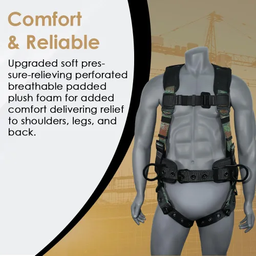 Miniatura 2 de AFP Demon Fall Protection Comfortable Safety Harness (OSHA/ANSI PPE)