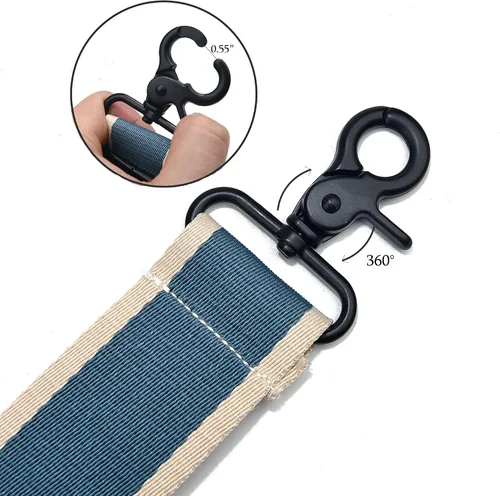 Miniatura 3 de Correa de Bolso Ancha Correa de Hombro Ajustable Correa de Repuesto Cruzada Correa de Bolso de Hardware Plateado