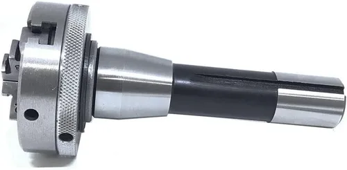 Miniatura 2 de Mandril de torno de 2" - 50 mm - 3 mandíbulas autocentrado con eje de vástago R8 - Fabricado en India