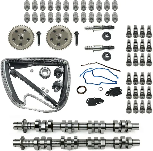 Miniatura 11 de Árbol de levas izquierdo y derecho, 24 elevadores de taqueta, kit de 24 brazos basculantes 5L1Z6250AA Reemplazo para Ford Expedition F150 F250 F350