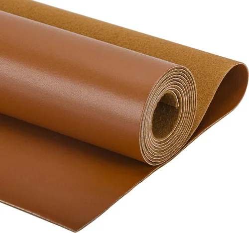 Material de la tela de poliuretano, hojas de cuero sintético sintético de 0.047 in de grosor, 1 yarda, 54 x 36 pulgadas, perfectas para tapicería,