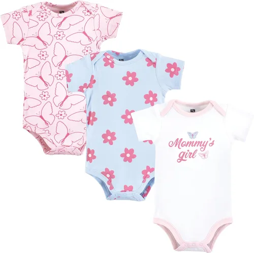 Miniatura 505 de Hudson Baby baby-girls Cotton Bodysuits 3-pack
