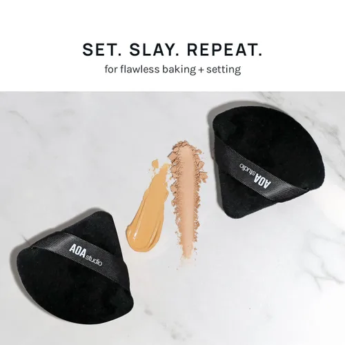 Miniatura 8 de AOA Studio Velvet Puffs - Juego de 6 esponjas de maquillaje sueltas en polvo corporal, esponja de terciopelo para maquillaje, esponja para mezclar