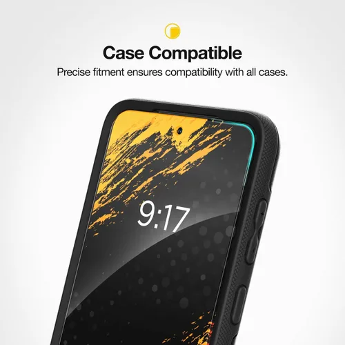 Miniatura 5 de magglass Protector de pantalla mate para Samsung Galaxy S24 y Galaxy S25, vidrio templado antirreflejos con fácil aplicador (6.2")