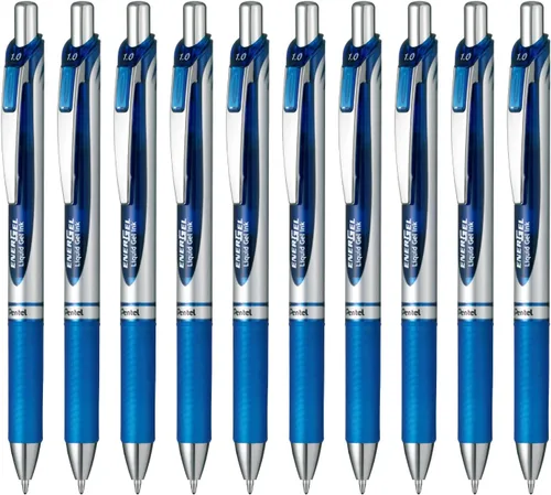 Miniatura 8 de Pentel BL77-C - Bolígrafo de tinta EnerGel, azul, 10