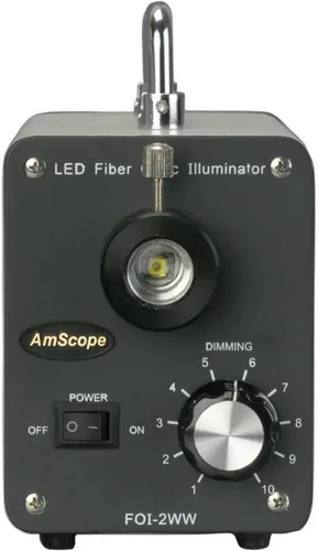 AmScope Iluminador frío de la fibra óptica del LED-20W 20W LED