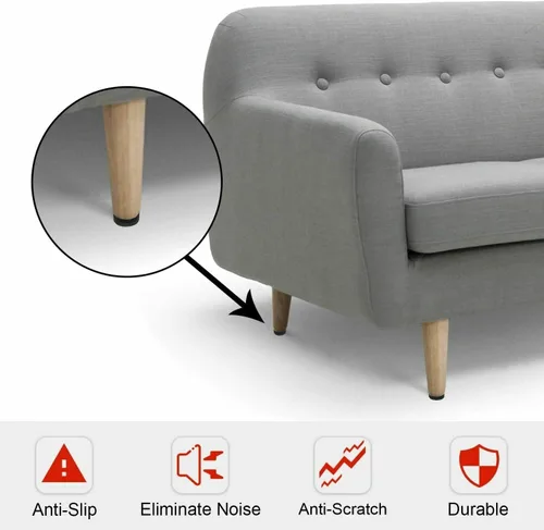 Miniatura 2 de Almohadillas antideslizantes para muebles, 30 protectores de goma autoadhesivos para muebles, sofá, mesa, silla, almohadillas de goma para patas