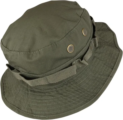 Miniatura 3 de Gorra Jungle Boonie de algodón resistente al desgarro con correa para la barbilla