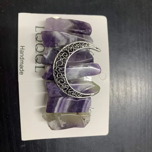 Miniatura 7 de Pinzas para el cabello largo, accesorios irlandeses para el cabello (pinza de amatista)