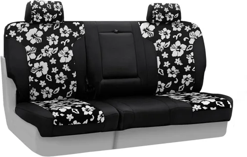 Miniatura 40 de Coverking Custom Fit Center 50/50 - Funda de asiento de cubo para modelos seleccionados Chevrolet Suburban - Neopreno (negro)