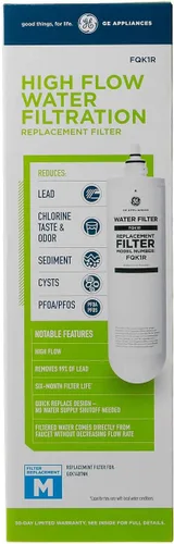 Miniatura 8 de GE Sistema de filtración de agua de una sola etapa y filtro Reduce más de 95 impurezas incluyendo plomo, cloro, arsénico Kit de instalación