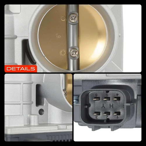Miniatura 9 de A-Premium Cuerpo electrónico del acelerador compatible con Nissan Sentra 2003-2006, L4 1.8L, aspirado naturalmente, con TPS, repuesto # 16119-AU000