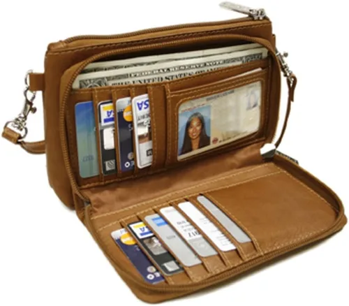 Miniatura 2 de Piel Leather Bolso de hombro, Saddle, Bolso de hombropulsera