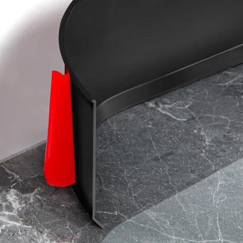 Miniatura 8 de Moldura Flexible para Zócalo de 4 Pulgadas, Base de Pared de Vinilo Autoadhesivo, Despegar y Pegar, Base Cóncava de Goma, Moldura para Zócalo