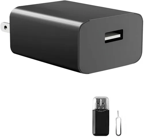Mini cámara 1080P Nanny Cam pequeña cámara de seguridad con visión nocturna y detección de movimiento para interior y hogar, sin WiFi
