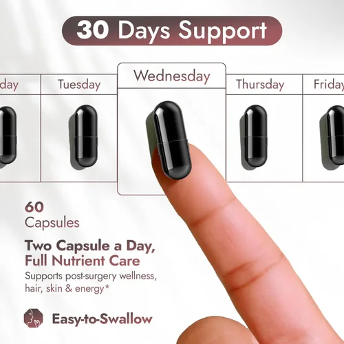 Miniatura 4 de Multivitamínico bariátrico con hierro – Post cirugía bariátrica – Bypass gástrico y soporte de manga gástrica – para mujeres y hombres – fácil