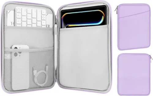 Miniatura 16 de MoKo Funda para tablet de 9 a 11 pulgadas, compatible con iPad Air M4/Pro M5 de 11 pulgadas, iPad A16 de 11 pulgadas, i-Pad 10/9/8/7th/Air 5/4th