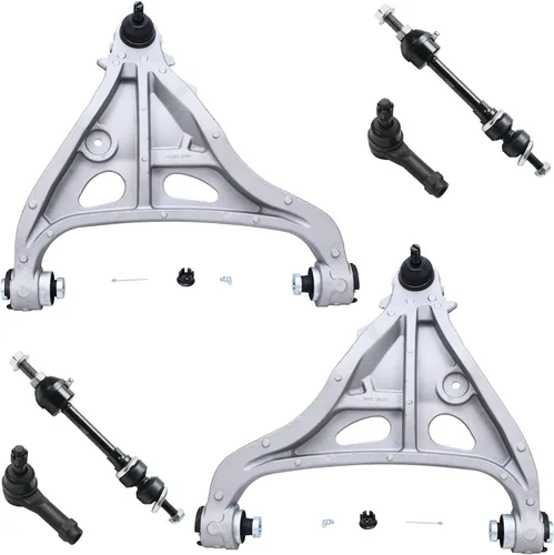 Miniatura 253 de Detroit Axle - Kit de extremo delantero para Chrysler 300 Dodge Charge Challenger 2011-2023, 2 brazos de control inferiores traseros 2 rótulas
