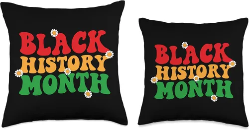 Miniatura 3 de Retro Groovy Black History Month Pride African American Throw Pillow