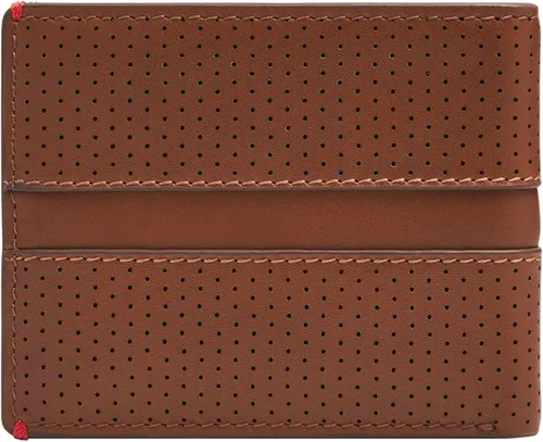 Miniatura 29 de Fossil Billetera plegable de cuero para hombre con ventana de identificación abatible para hombres