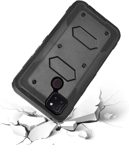 Miniatura 6 de Asuwish Funda de teléfono para T-Mobile Revvl 5G, híbrida, resistente, a prueba de golpes, a prueba de caídas, cuerpo completo, resistente