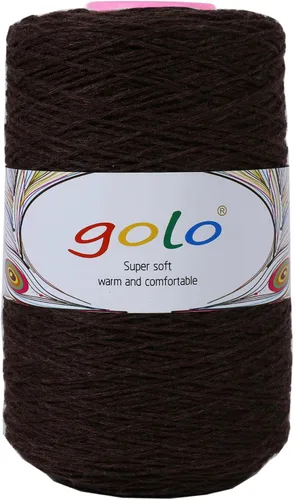 Miniatura 24 de golo Hilo de cono de lana para tejer 8.8oz 400yd 100% hilo de lana para tejer a mano 401-Blanco